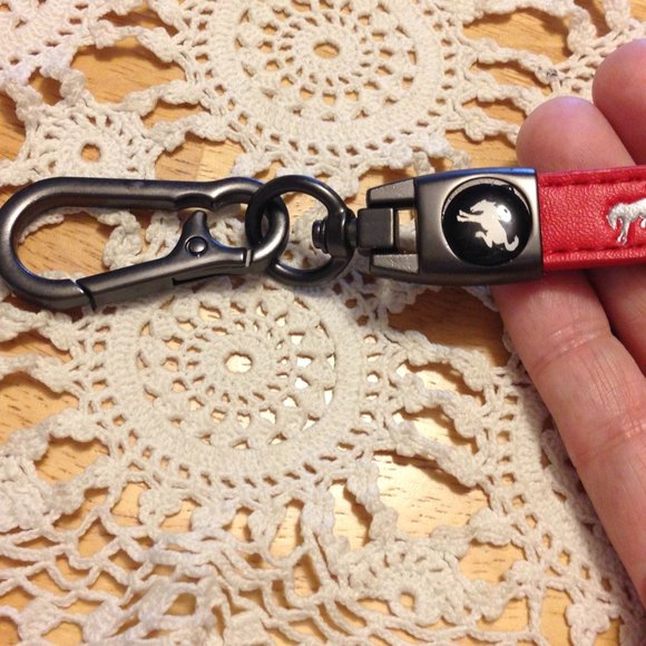 Leather Keychain, Bronco - Picture 4 of 4